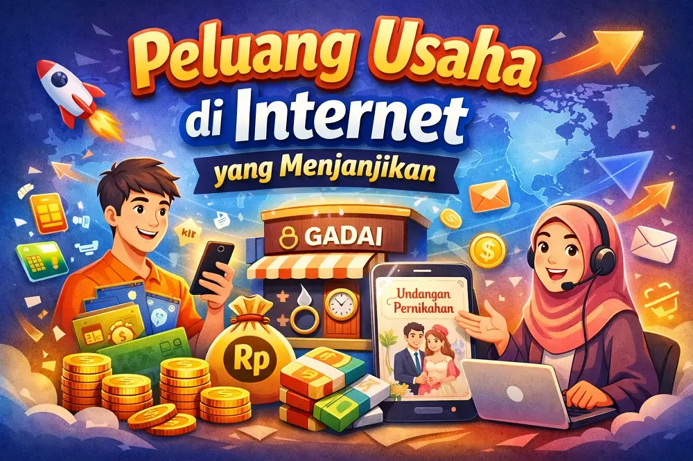 Peluang Usaha di Internet yang Menjanjikan (Lengkap + Modal Kecil)