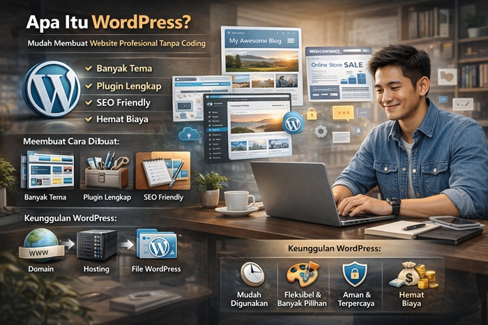 Apa Itu WordPress? Panduan Lengkap untuk Pemula hingga Bisnis