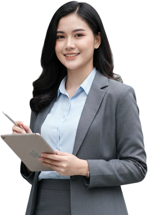 Wanita dengan laptop